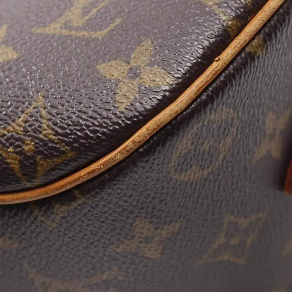 LOUIS VUITTON Brown Monogram Leather Shoulder Bag - Picture 13 of 14